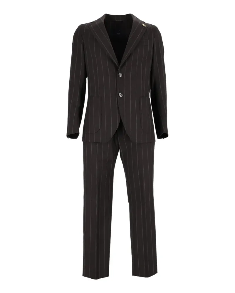 Tombolini Dream pinstripe-pattern suit - Braun Braun