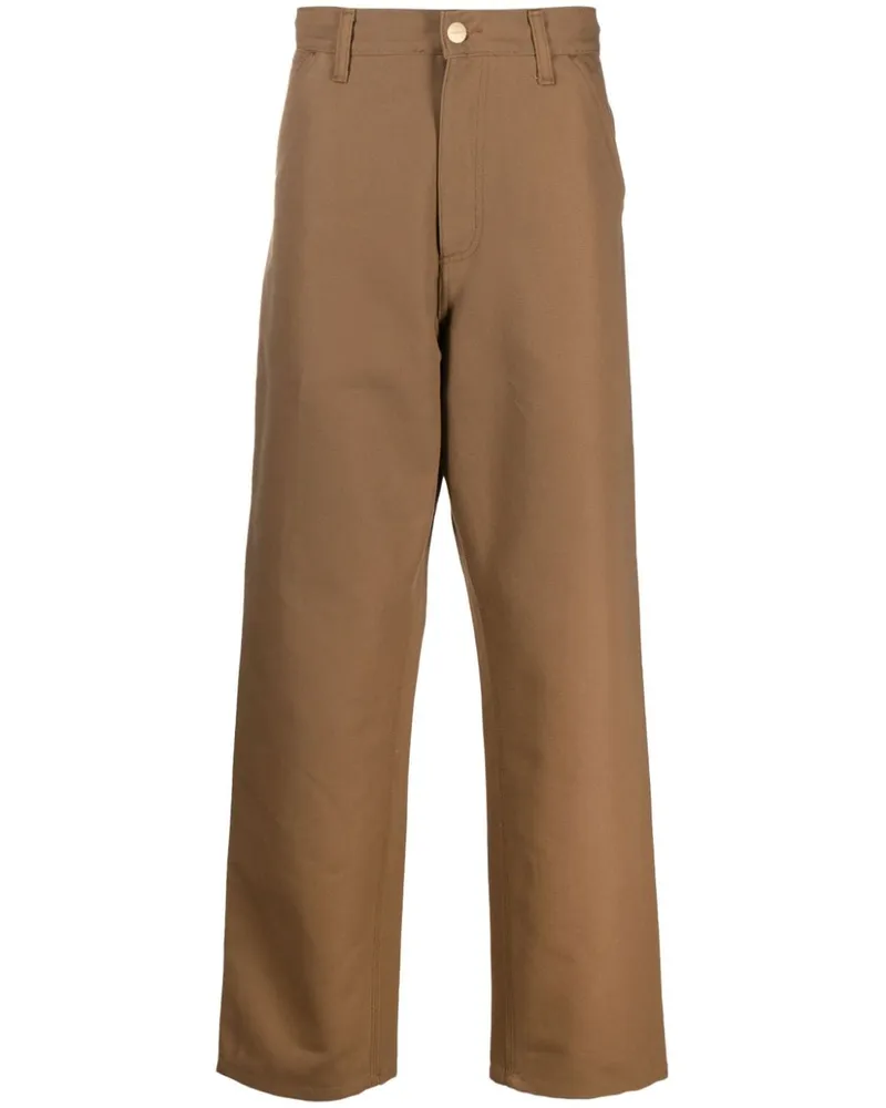 Carhartt WIP Hose aus Bio-Baumwolle mit aufgesetzten Taschen - Braun Braun