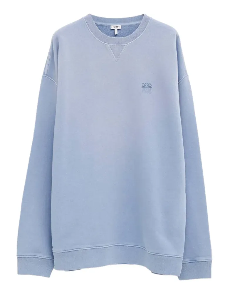 Loewe Anagram-embroidered sweatshirt - Blau Blau