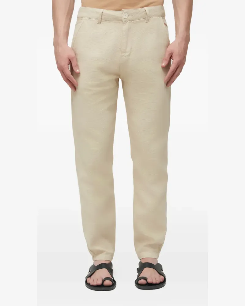 Osklen button-fastening trousers - Nude Nude