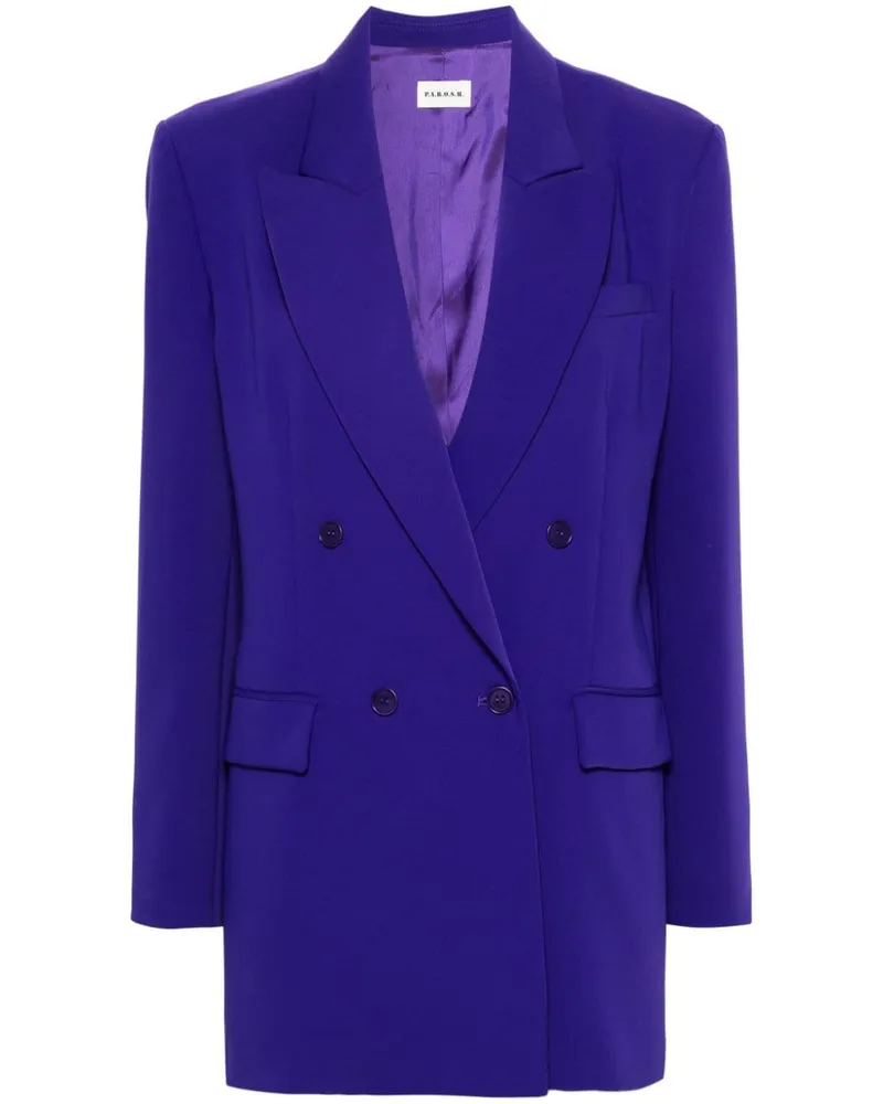 P.A.R.O.S.H. P.A.R.O H. Doppelreihiger Blazer Violett