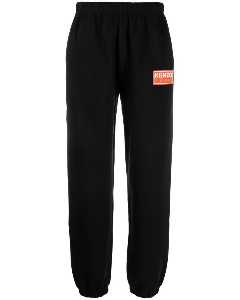 Kenzo Jogginghose mit Logo-Patch - Schwarz Schwarz