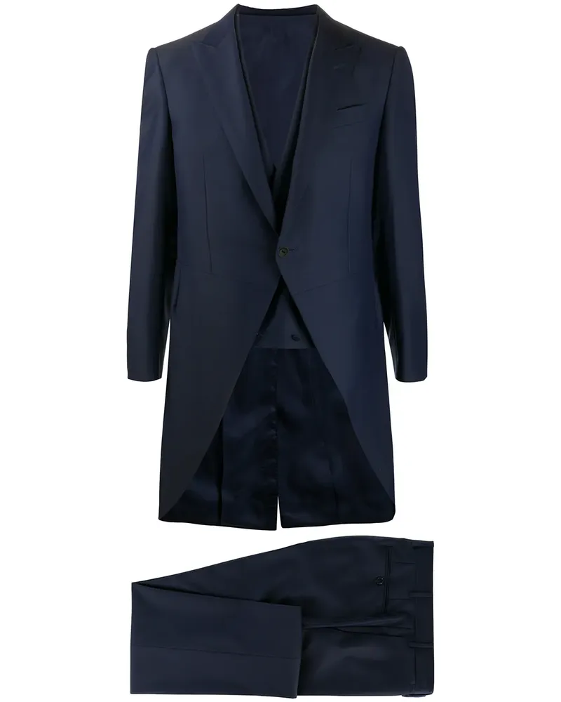 Canali Zweiteiliger Anzug - Blau Blau