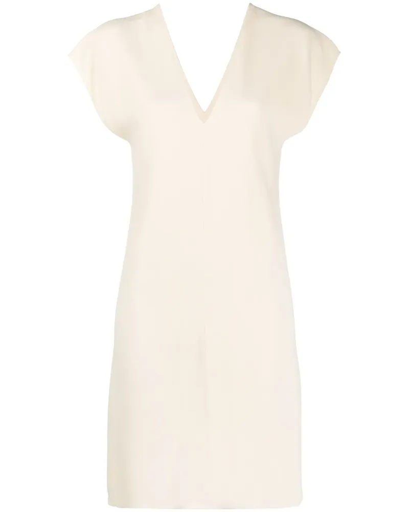 The Row Shiftkleid mit V-Ausschnitt - Nude Nude