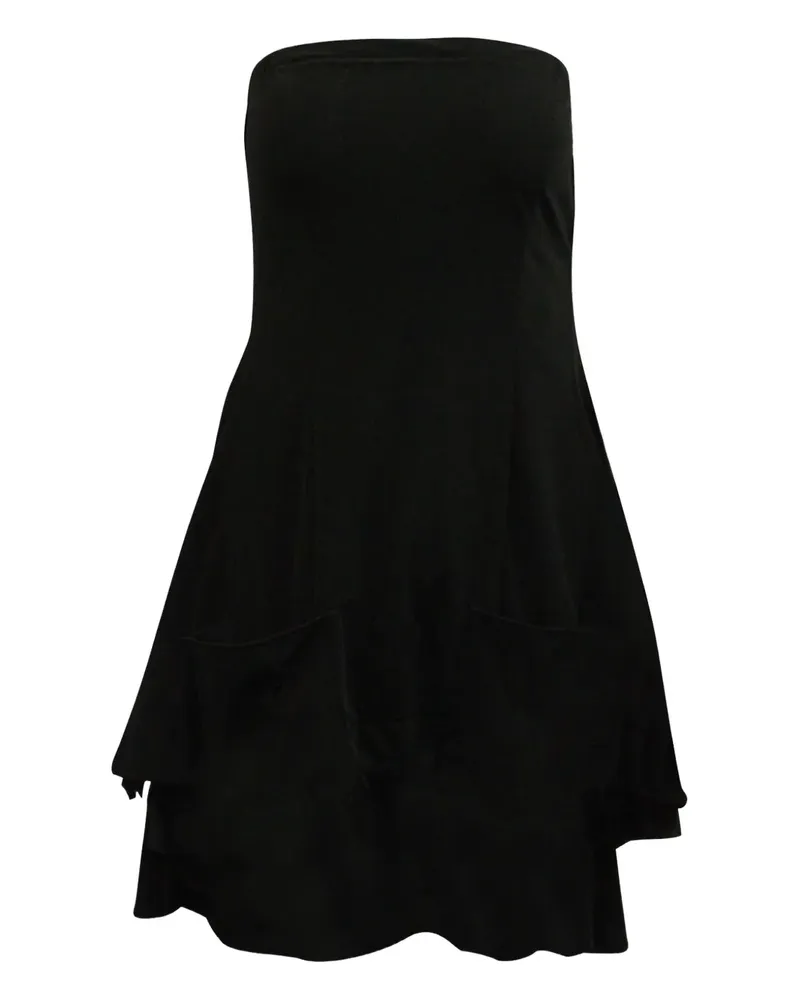 Y-3 tube high-low dress - Schwarz Schwarz