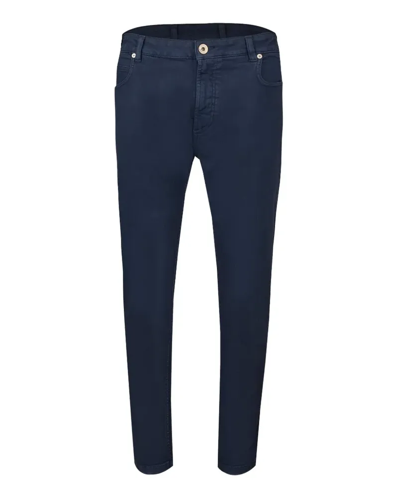 Eleventy Hose im Five-Pocket-Design - Blau Blau