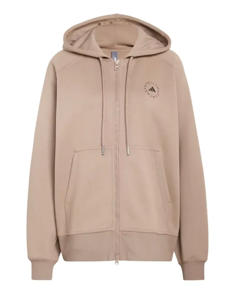 adidas zip hoodie - Nude Nude