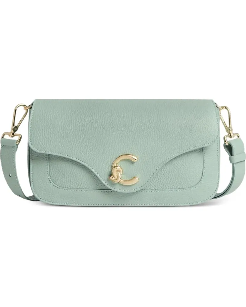Coccinelle medium C-Me magnet-fastening shoulder bag - Grün Grün
