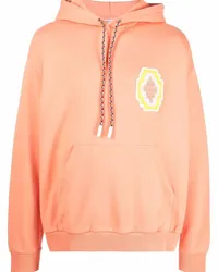 Marcelo Burlon | County of Milan Hoodie mit Kreuz aus Makramee Orange