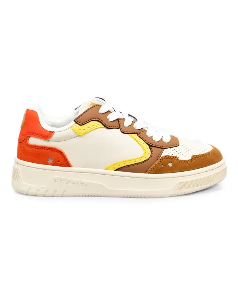 Scotch&Soda Perforierte Sneakers - Nude Nude