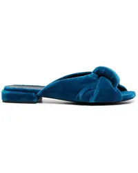 Furla Sandalen aus Samt 25mm Blau