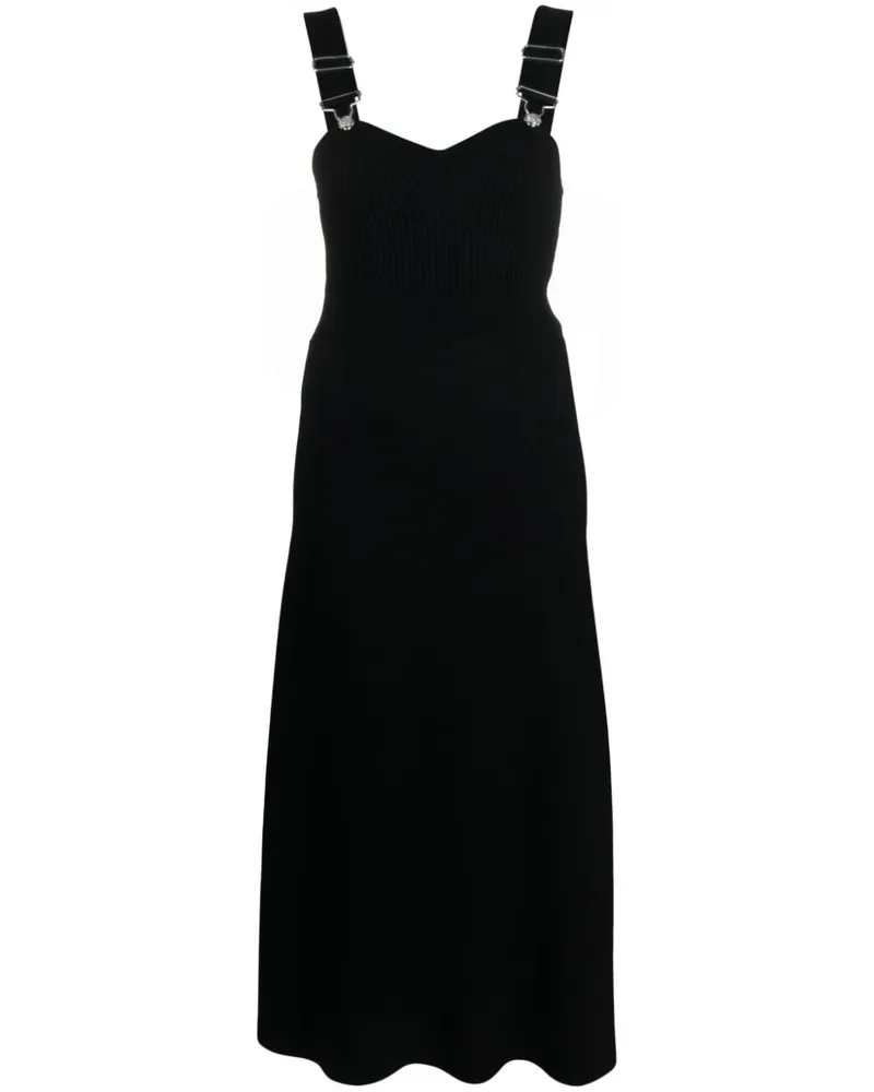 Moschino Gestricktes Midikleid - Schwarz Schwarz