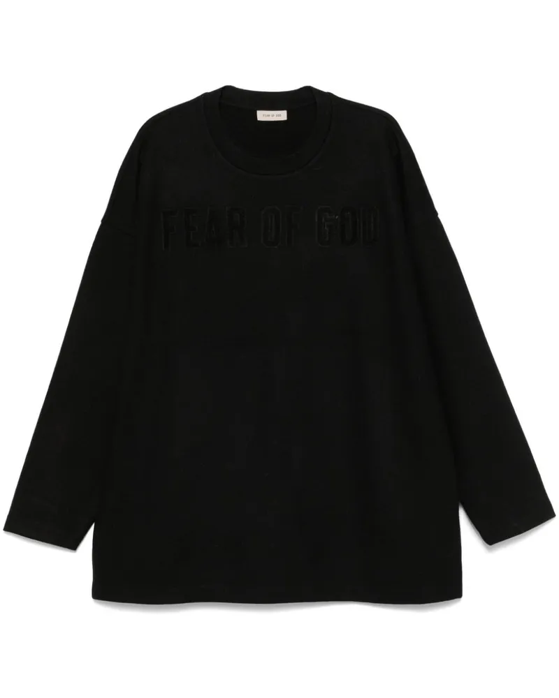 Fear of God Sweatshirt mit Logo-Patch - Schwarz Schwarz