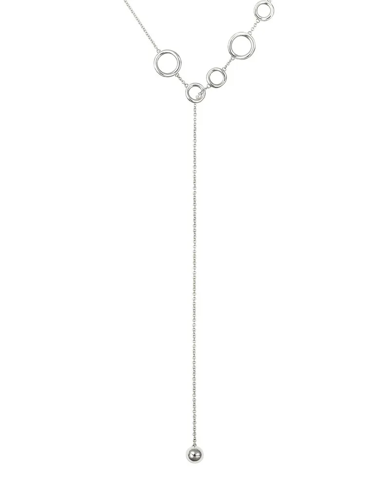Christofle Idole Halskette mit fünf Ringen - Silber Silber