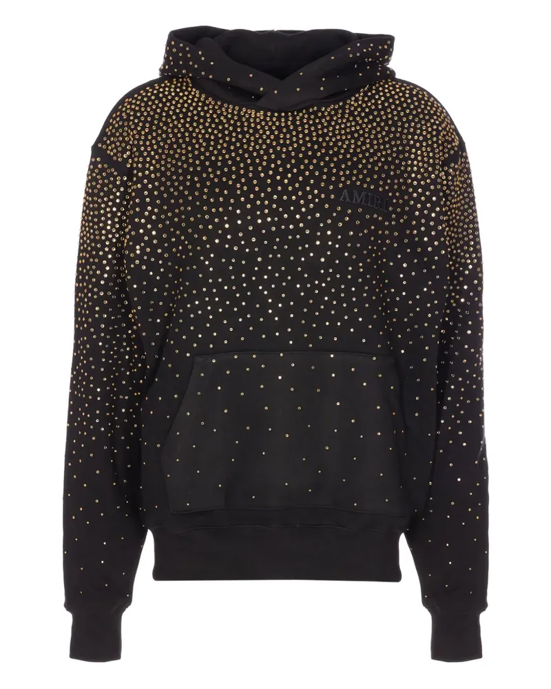Amiri Hoodie mit Kristallverzierung - Schwarz Schwarz