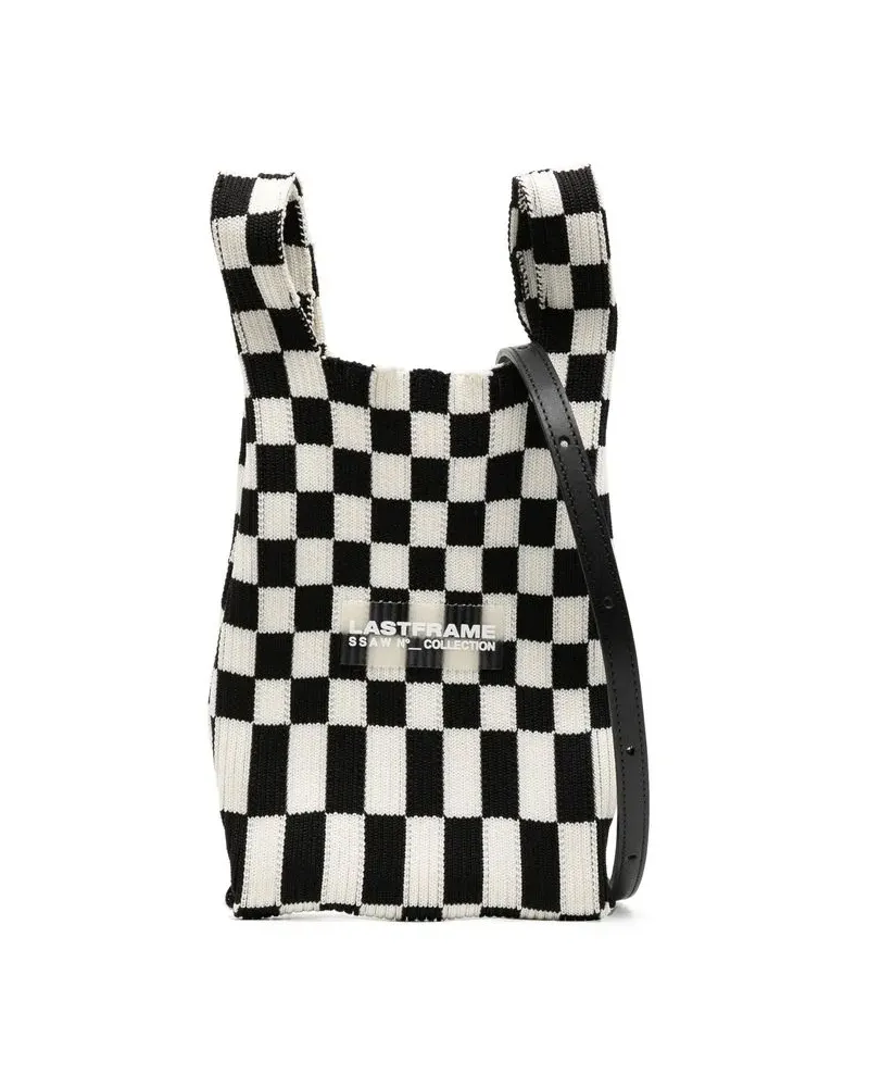LASTFRAME Ichimatsu Handtasche - Schwarz Schwarz