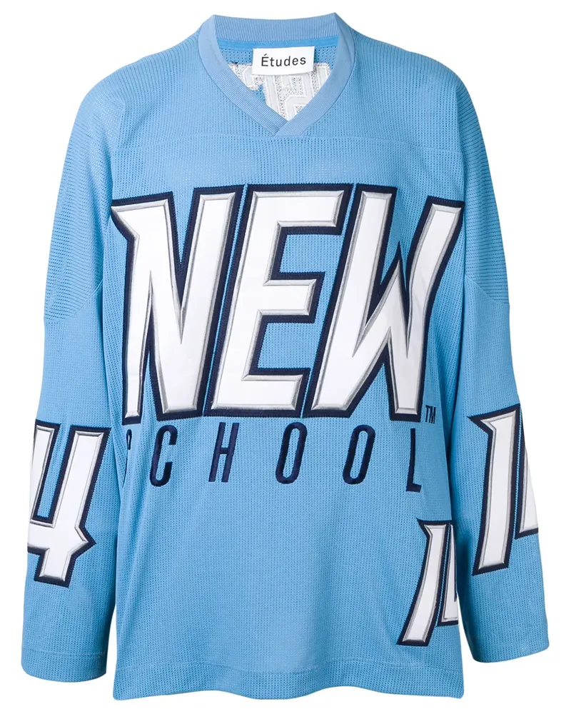 Études Studio Brooklyn' Pullover aus Netz - Blau Blau