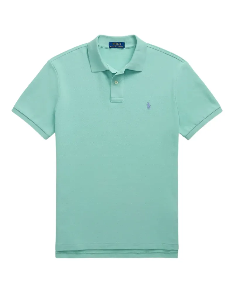 Ralph Lauren logo-embroidered piqué polo shirt - Grün Grün