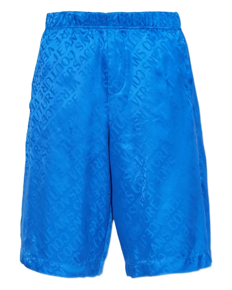 Versace Jeans Shorts mit Logo - Blau Blau
