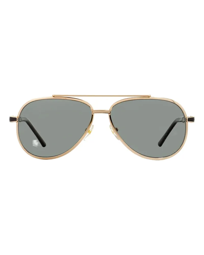 Montblanc Getönte Pilotenbrille - Schwarz Schwarz