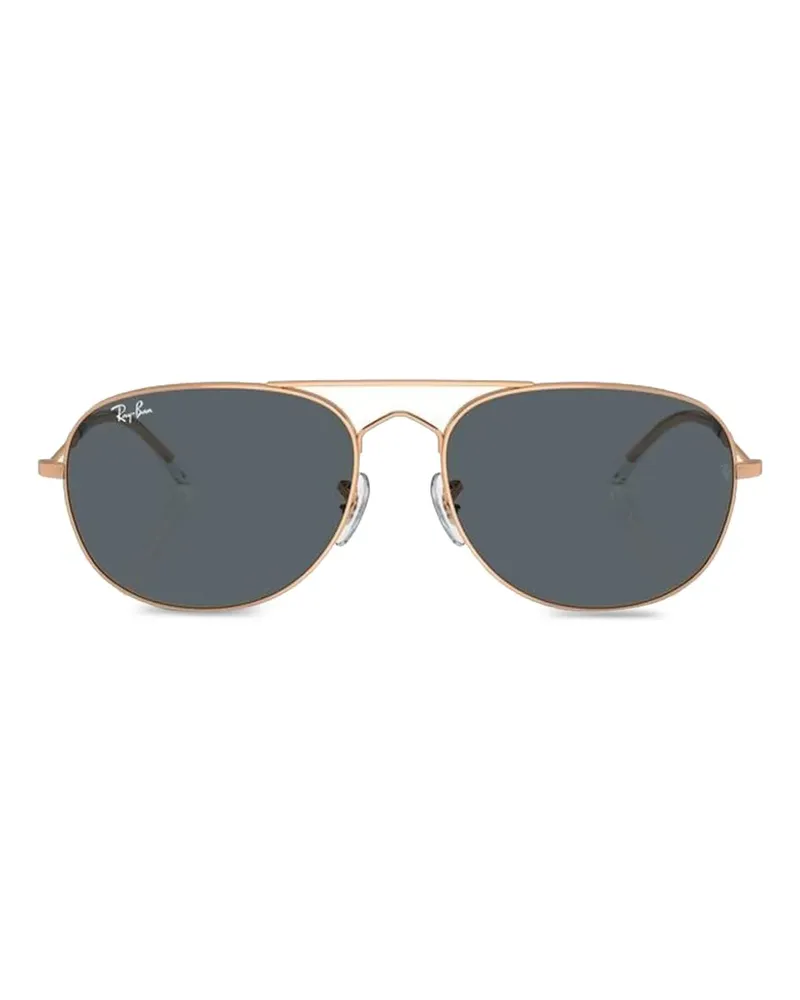 Ray Ban Bain Bridge RB3735 9202R5 Sonnenbrille mit ovalem Gestell - Gold Gold