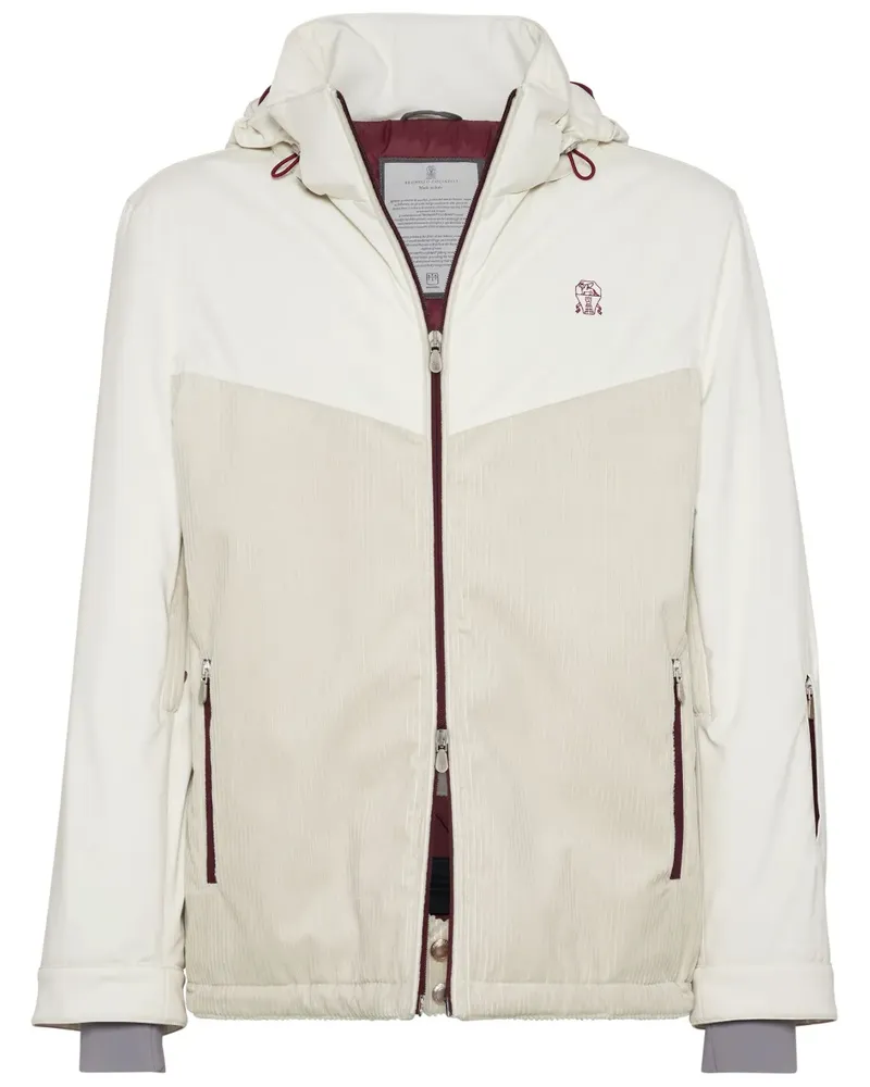 Brunello Cucinelli Wattierter Mountain Parka - Weiß Weiß