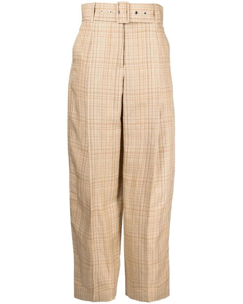 3.1 phillip lim Weite Hose mit Gürtel - Gelb Gelb