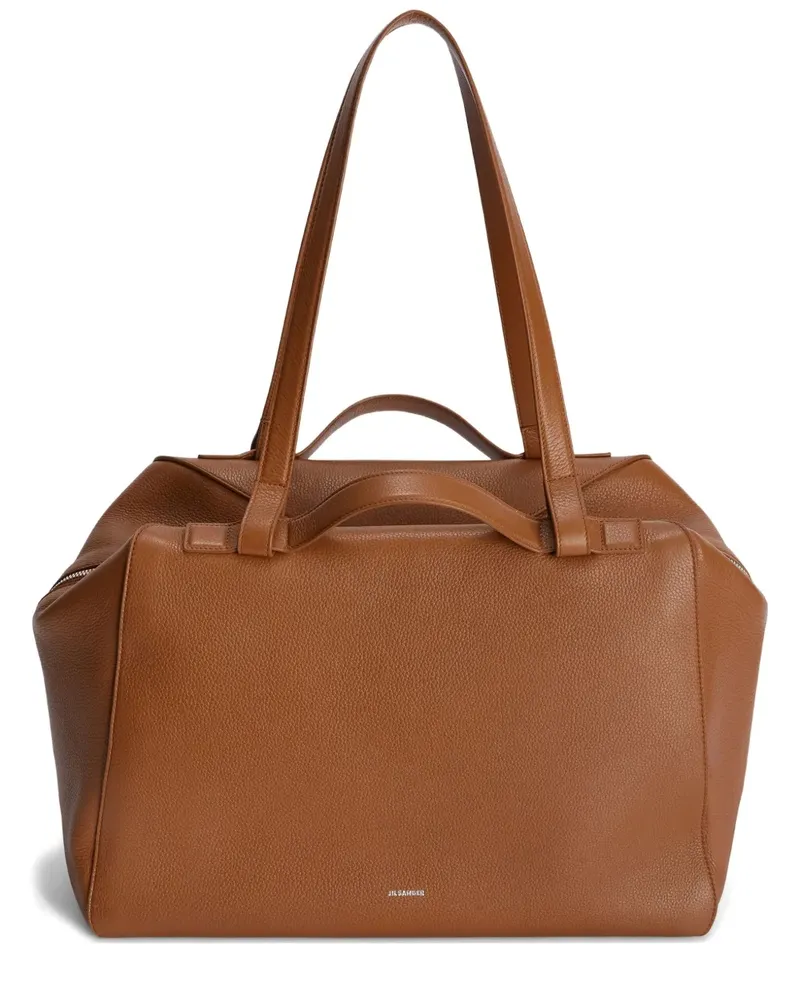 Jil Sander Mittelgroße Nelson Tote Bag - Braun Braun