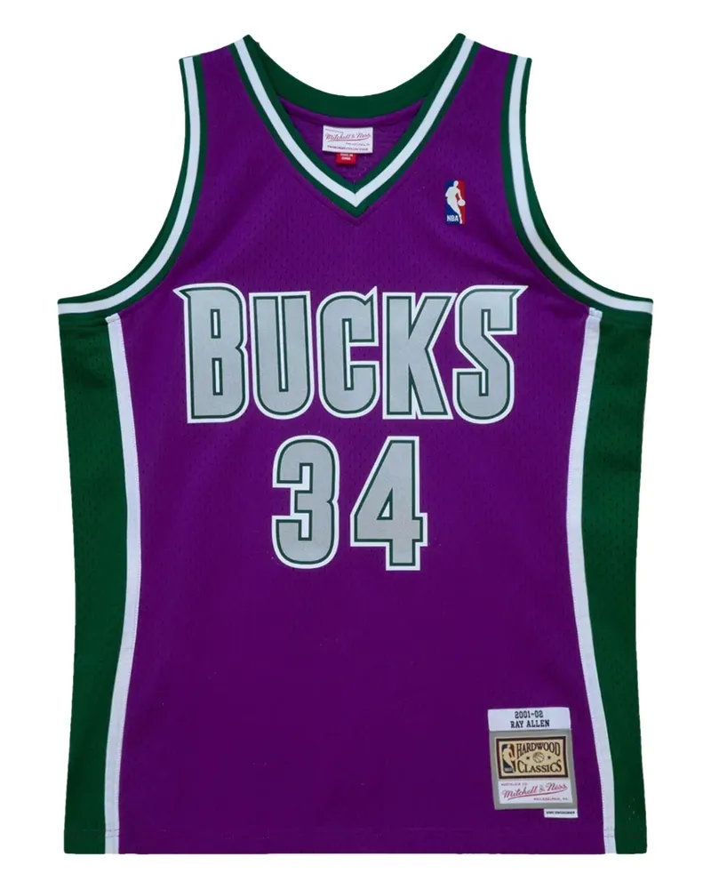 Mitchell & Ness Ray Allen NBA Milwaukee Bucks 2011 Swingman Weste - Violett Violett