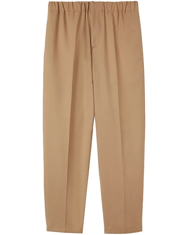 Jil Sander Tapered-Hose mit Stretchbund - Braun Braun