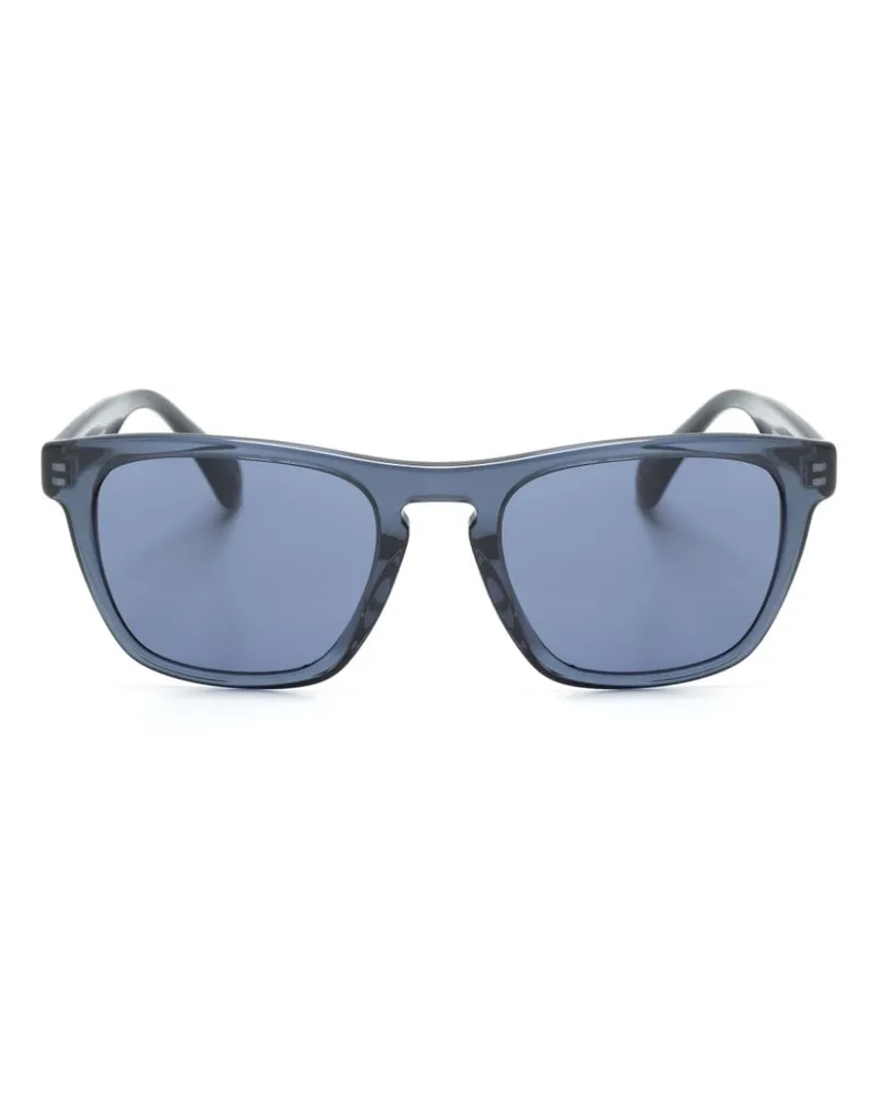 Oliver Peoples R-3 Sonnenbrille mit eckigem Gestell - Blau Blau