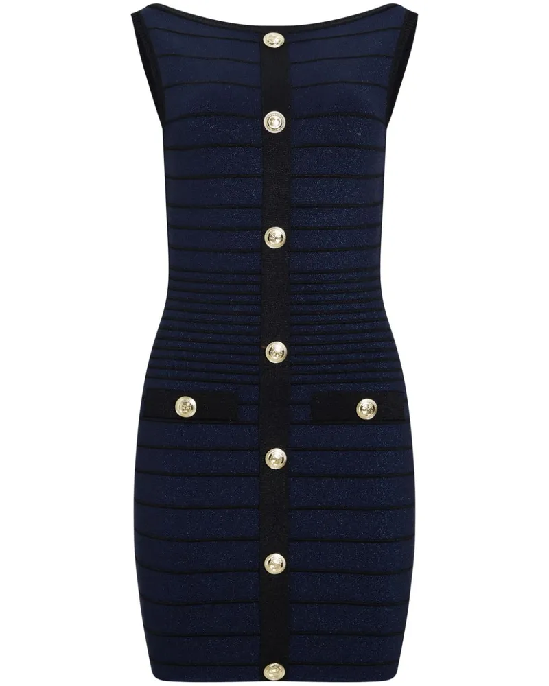 Retrofête Erin Kleid - Blau Blau