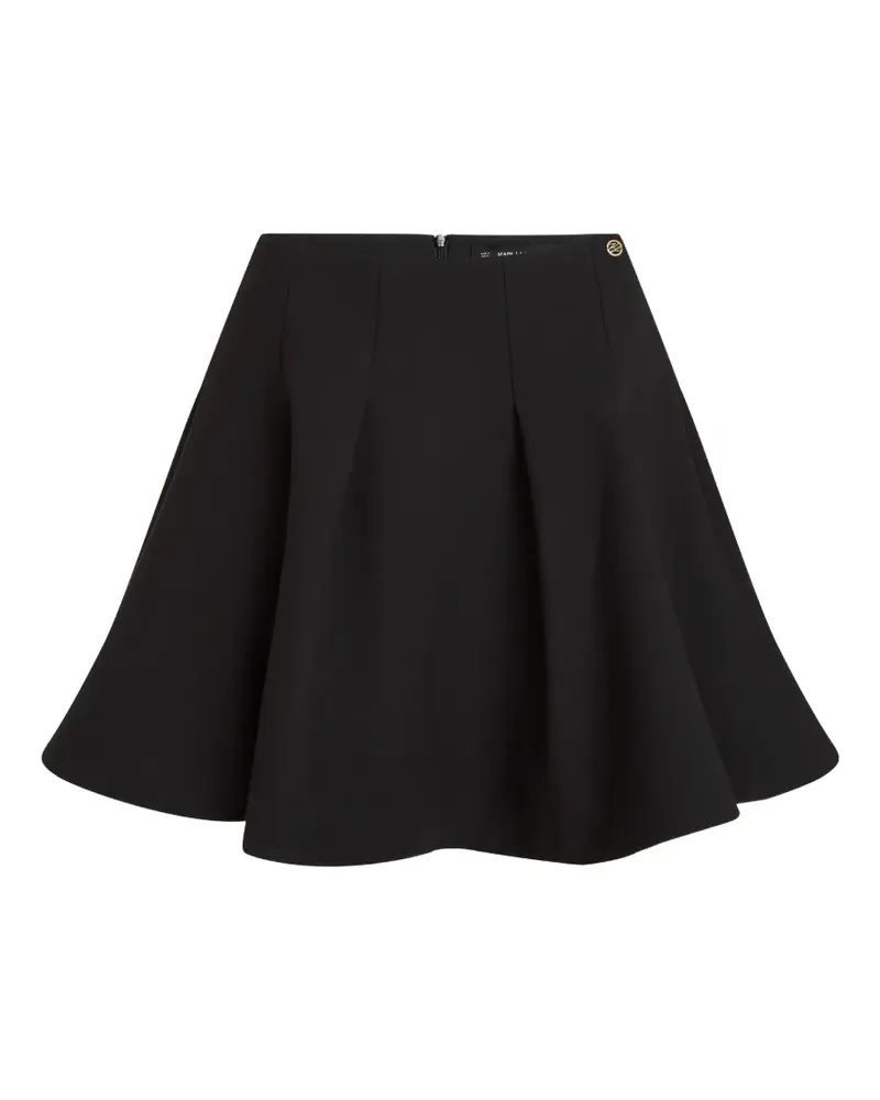 Karl Lagerfeld Faltenminirock mit Logo - Schwarz Schwarz