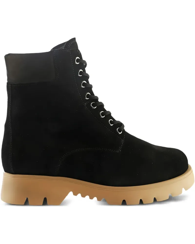 Högl Chunky Harvest Bikerstiefel mit Schnürung - Schwarz Schwarz
