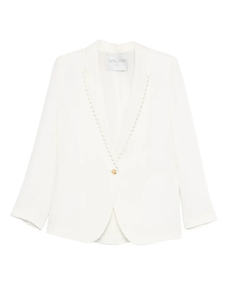 forte_forte Geknöpfte Jacke - Weiß Weiß