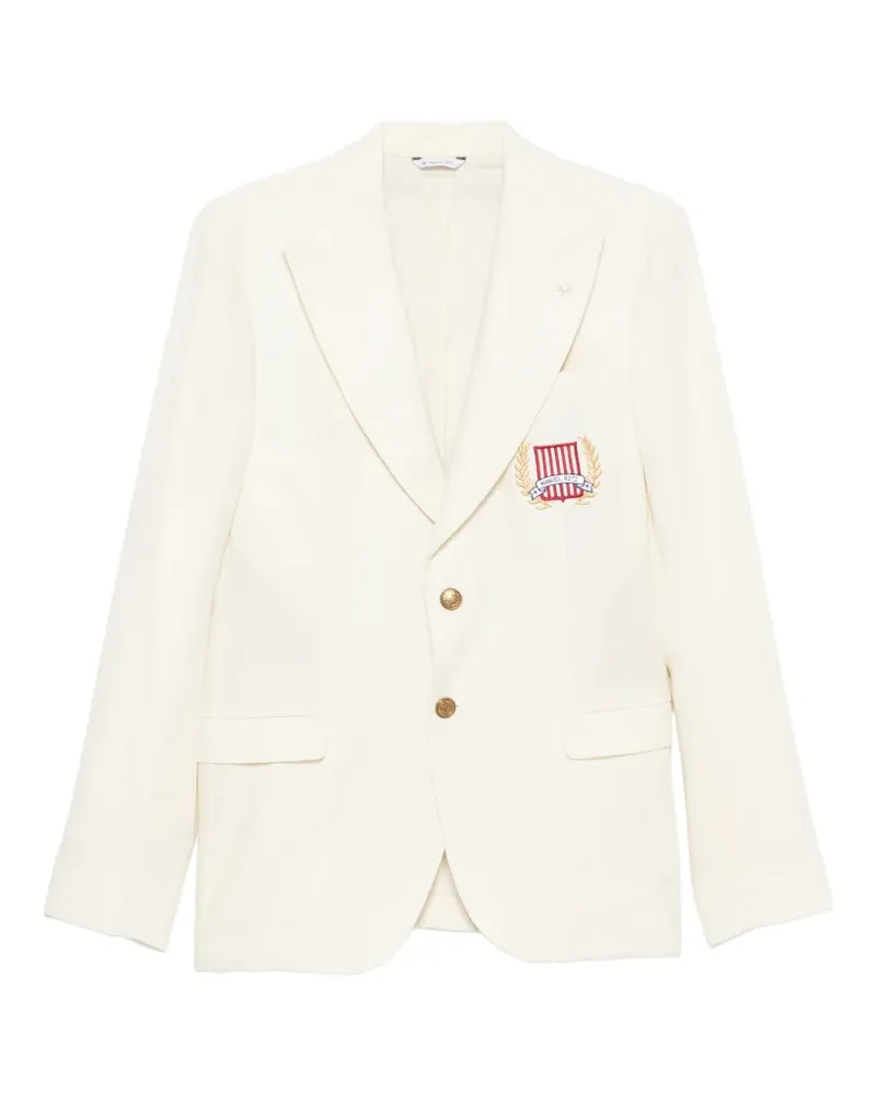 Manuel Ritz Jacke mit Stickerei - Nude Nude