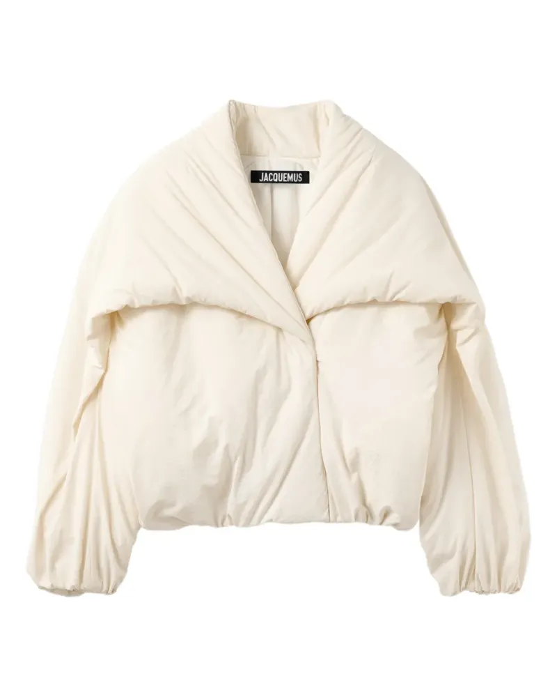 Jacquemus Le Chale bomber jacket - Weiß Weiß