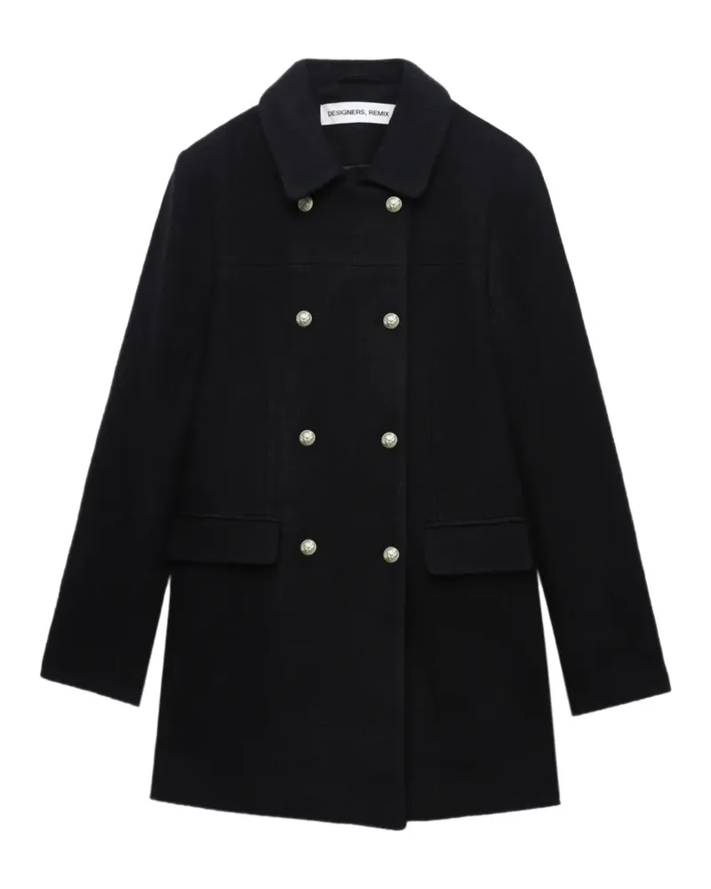 Designers Remix Doppelreihige Jacke mit Knöpfen - Schwarz Schwarz