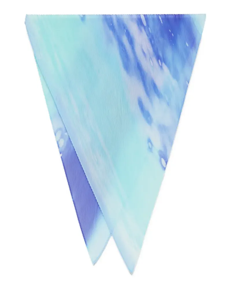 Issey Miyake pleated scarf - Blau Blau
