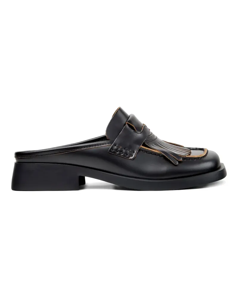 Camper Donna Twins tasselled mules - Schwarz Schwarz