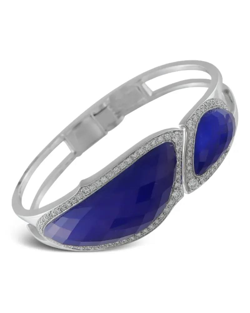 Stephen Webster diamond and lapis bracelet - Silber Silber