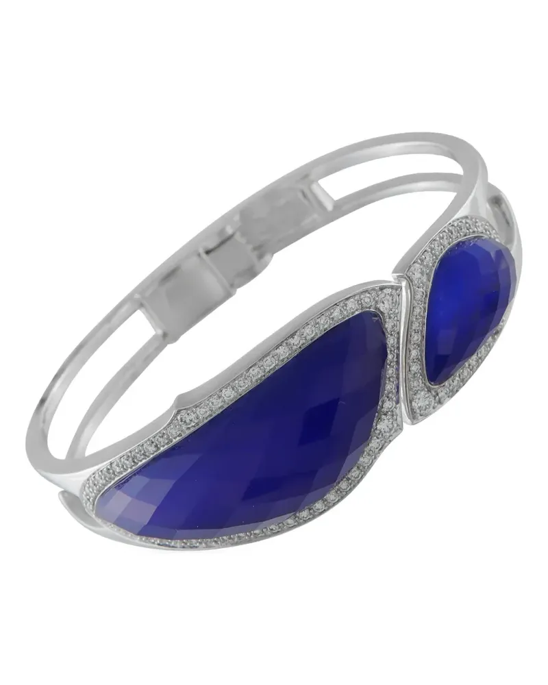 Stephen Webster diamond and lapis bracelet - Silber Silber