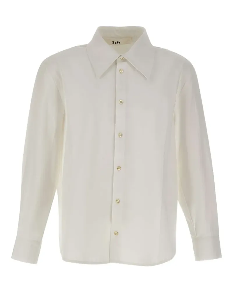Séfr Trino buttoned shirt - Weiß Weiß