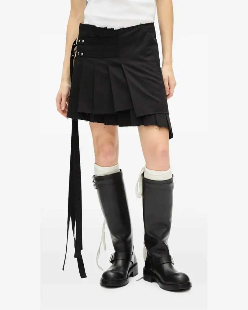 Ann Demeulemeester Tabea Minirock - Schwarz Schwarz