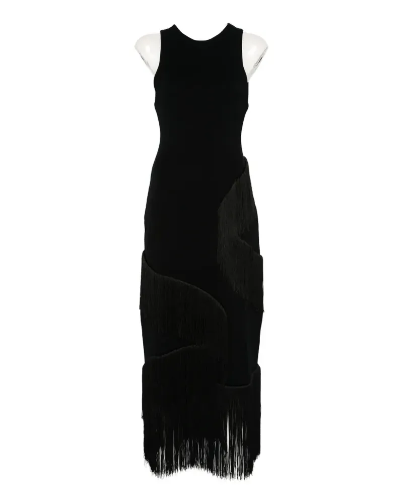Aje. Align knit maxi dress - Schwarz Schwarz