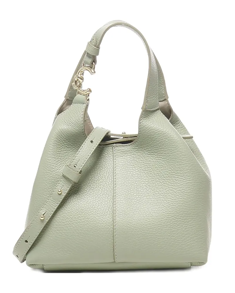 Coccinelle Schultertasche mit Knopfverschluss - Grün Grün