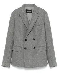 Fabiana Filippi Doppelreihiger Blazer Grau