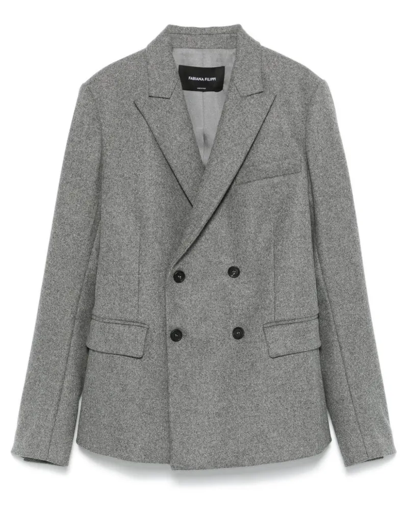 Fabiana Filippi Doppelreihiger Blazer - Grau Grau