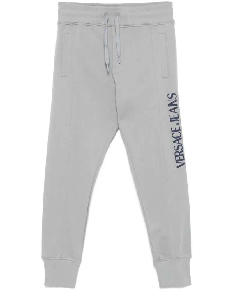 Versace Jeans Jogginghose mit Logo-Print - Grau Grau