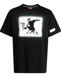 Mostly Heard Rarely Seen T-Shirt mit Throwing the Bouquet-Print Schwarz